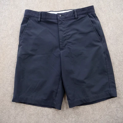 Chinos cortos Footjoy para hombre 32 azul frente plano logotipo dorado 10" Foto 1 de 4