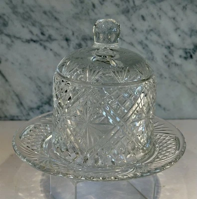 Десертный купол Waterford Crystal Samuel Miller с коробкой Waterford Society 2000 - Изображение 1 из 4