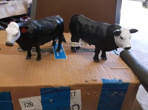 COPPIA VISO LITTLE BUSTER NERO BIANCO TORO, MUCCA - Foto 1 di 1