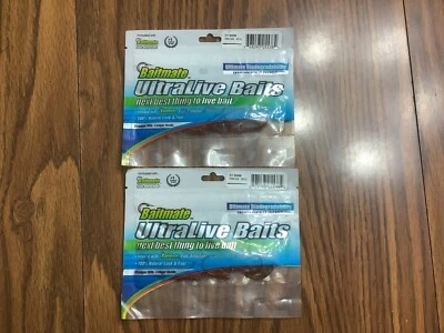 2 PAQUETES - CEBOS BAITMATE ULTRALIVE 2.5" LIFE-LIKE GARDEN WORM PAQUETE DE 12 UNIDADES Foto 1 de 2