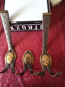 3 Original Jado Kleiderhaken Messing brüniert! Klassisch Elegant! - Bild 1 von 3