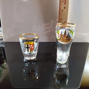 Vintage German Unique Shot Glasses - Picture 1 of 3
