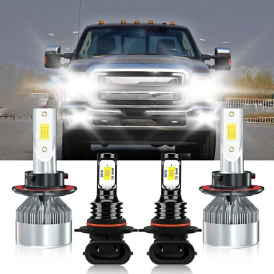4x Kit de faros antiniebla LED 6000K súper brillantes para Ford F-650 2017-2022 Foto 1 de 4