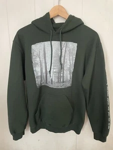 Taylor Swift Hoodie Adult Small Green Concert Tour Folklore Sweatshirt *Read - Picture 1 of 12