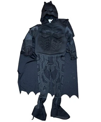 Disfraz de Batman Niño Deluxe Talla Pequeña (4-6) DC Rubíes Mono, Capa, Máscara Foto 1 de 4