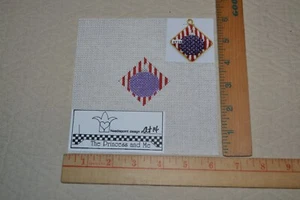 HP needlepoint canvas, Purple Ornament, Christmas, #AT14 by The Princess and Me - Picture 1 of 4