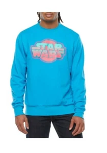 Sudadera Turquesa Para Hombre Talla Mediana Con Logotipo Gráfico de Lanza Cuello Redondo Nuevo con Etiquetas - Imagen 1 de 3