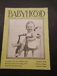 Vintage BABYHOOD Magazine February 1930 - Imagen 1 de 4