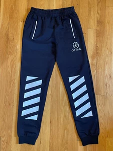 Off-White Youth Sweatpants New Without Tags Never Worn Navy With White Accents - Picture 1 of 4