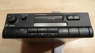 Autoradio Radio Cassetten Player VW Alpha CC 1H0035156A Blaupunkt 7644840060 - Bild 1 von 4