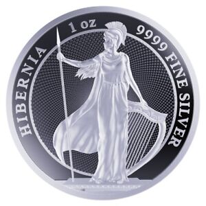 2022 Tokelau 1oz $2 NZD .9999 Silver BU Coin - Hibernia