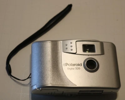 Polaroid PhotoMAX FUN 320 0.1MP Digital Camera, Silver - Untested  - Image 1 of 4