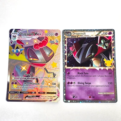Dragapult VMAX SWSH097 + SWSH132 - Promo Pokemon Cards - Jumbo - Image 1 of 4