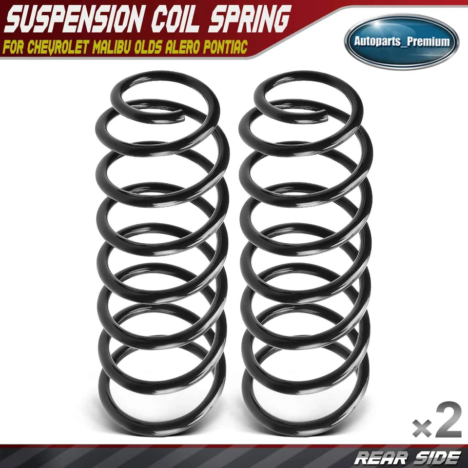 2x Rear Coil Spring Set for Chevrolet Malibu 1997-2003 Oldsmobile Alero Pontiac - Image 1 of 4