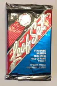 1991 Leaf Series 2 Baseball Cards, 1 Sealed Wax PACK From Wax Box, 15 Cards - Picture 1 of 2