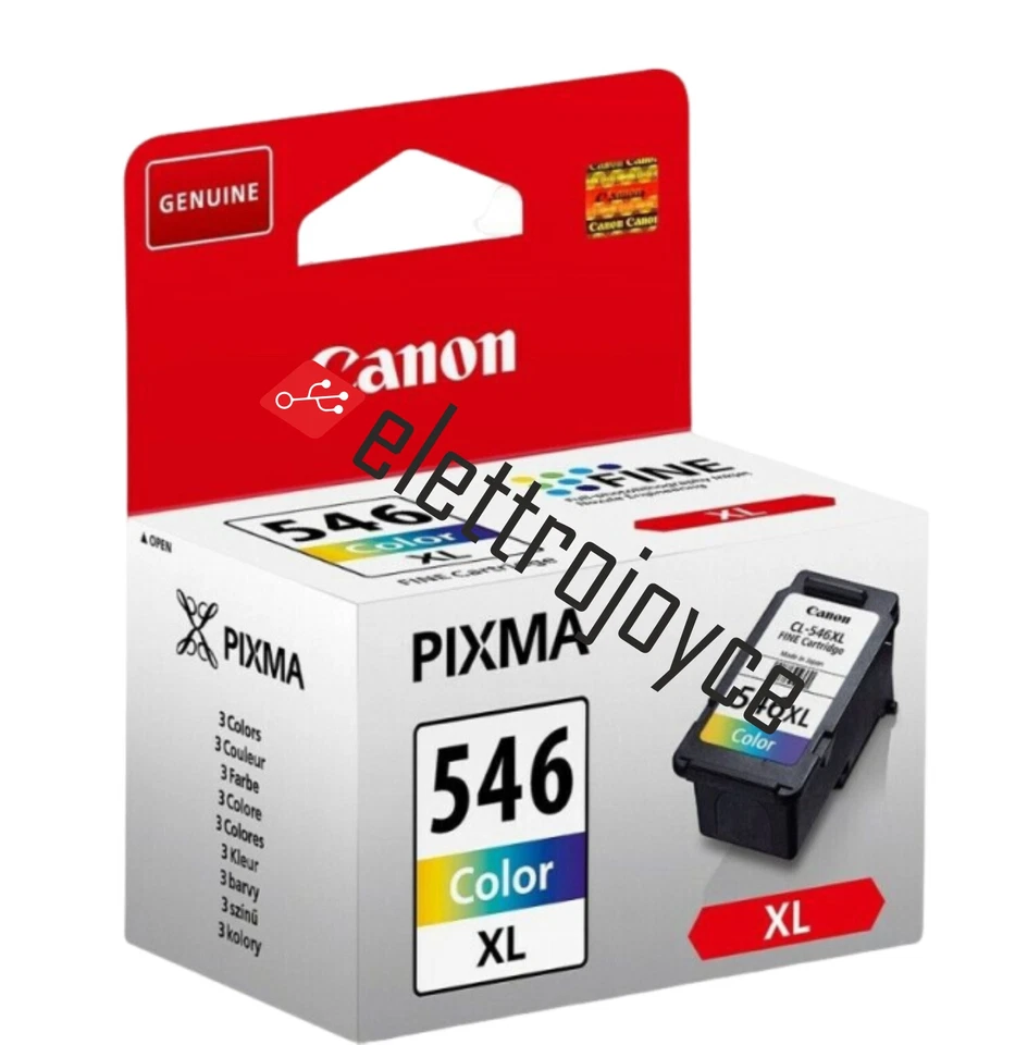 CANON CARTUCCIA INKJET ORIGINALE CL-546XL COLORE PER PIXMA MG2450,MG2550,MX495