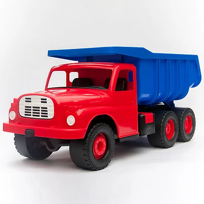 XXL Kipper TATRA 148 blau/rot 72cm 100kg - DDR Retro Spielzeug - NEU - Bild 1 von 4