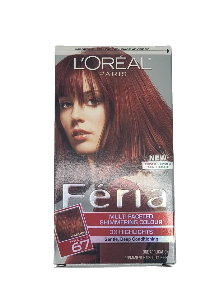 NUEVO L'OREAL Feria Multifacético Color Brillante 67 Castaño Rojizo Rico Foto 1 de 1