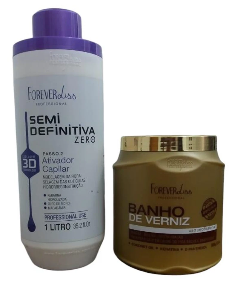 Plancha de pelo Keratina 3D paso 2 y Mascarilla Banho de Verniz KIT 1 kg y 950g Foto 1 de 4