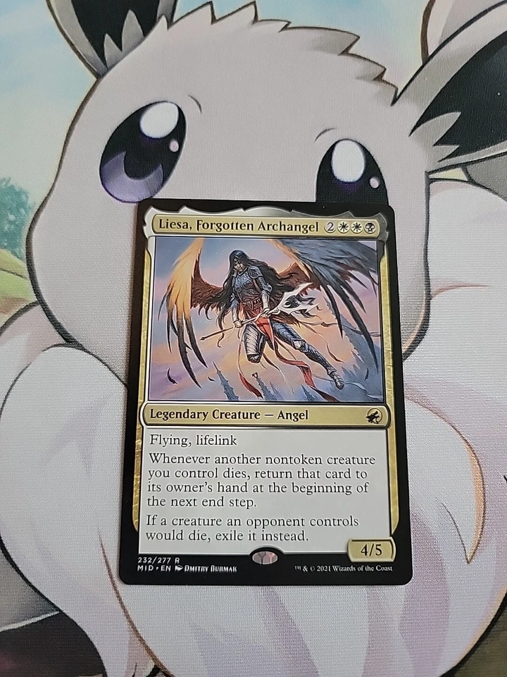 MTG Liesa, Forgotten Archangel Innistrad: Midnight Hunt 232/277 Regular Rare W2 - Image 1 of 1