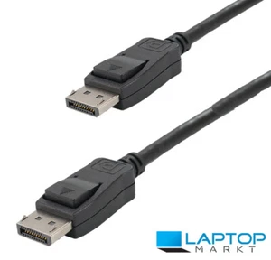 NEU DisplayPort Kabel 1,8m Stecker/Stecker DisplayPort auf DisplayPort Männlich - Bild 1 von 2