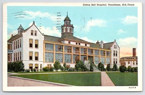 Cinturón de algodón postal vintage Hospital Texarkana Texas lino publicado 1947 - Imagen 1 de 2