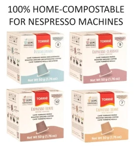 Cápsulas de café compostables para el hogar compatibles con Nespresso cero plástico ecológicas - Imagen 1 de 27