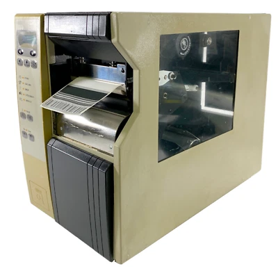 TESTED Zebra 110XiIII Plus Thermal Transfer Barcode Label Printer LAN Rewinder - Image 1 of 4