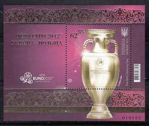 Ukraine  2012 Mi.#Bl.94 FOOTBALL EURO- 2012 set 2 stamps Cat.Euro 150.00 - Picture 1 of 1