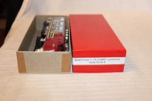 HO Scale Model Power, F-7A, Locomotive, Santa Fe, War Bonnet Red, NO # DUMMY - Picture 1 of 4