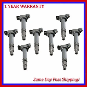 For Lexus GS300 GS350 IS250 Toyota Sequoia Tundr UF507 V6 V8 Ignition Coil 8PCS - Picture 1 of 3