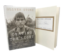 Oliver Stone Signed Chasing The Light Hardcover Book Platoon Scarface COA