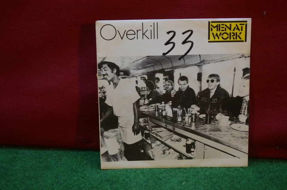 ANCIEN DISQUE VINYLE 45 TOURS MENAT WORK OVERKILL TILL THE MONEY RUNS OUT - Photo 1/1