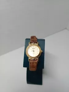 Regency Women's Wrist Watch Analog Brown Leather Band - Picture 1 of 7