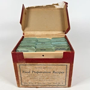 Vintage Rezeptkarten für die Zubereitung von Speisen + handgeschriebene Rezepte Uni. of Minnesota - Bild 1 von 14