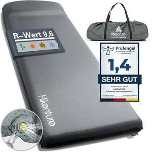 HIKENTURE Isomatte Selbstaufblasend – 8 cm Dick, Komfortable Schaumstoffmatratze - Bild 1 von 1