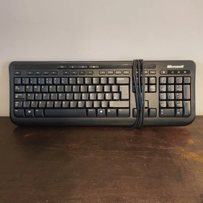 Microsoft Wired 600 USB Keyboard - International English Layout - Image 1 of 4