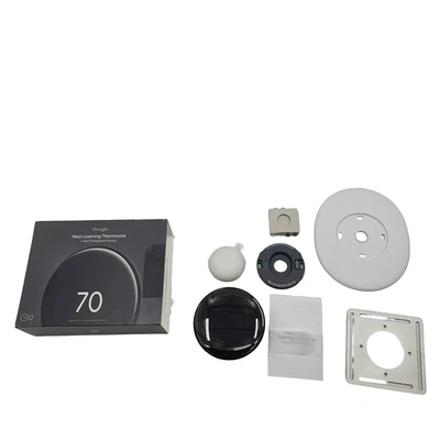 Google Nest Learning Thermostat (4th gen)+Nest Temperature Sensor #U8476 AD - Image 1 of 4