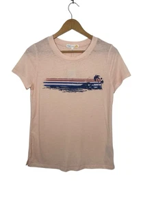 C&C California Women's Small The Julia Everyday Tee Pink Sailboat NWT - Picture 1 of 8