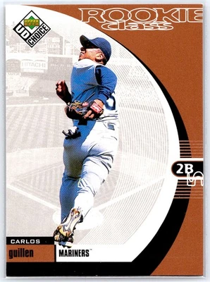 CARLOS GUILLEN 1999 UD Choice Rookie Class Seattle Mariners Baseball Card #19 - Image 1 of 2