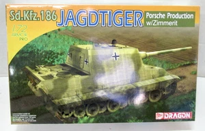 Dragon 1:72 Jagdtiger Porsche Production with Zimmerit Sd.Kfz.186 - Open Box - Picture 1 of 2