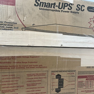 APC SMART-UPS SC SC450RM1U 450VA 230V 1U Rackmount/Tower Smart UPS - Image 1 of 3