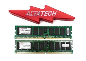 KINGSTON KTH-XW9400K2/4G 4GB (2X2GB) DDR2 ECC PC2-5300 DDR2-667 RDIMM Memory - Picture 1 of 7