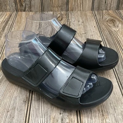 NUEVAS Sandalias Alegria Mujer Orbyt Negro Brillo Talla US 9-9.5 EURO 39 Foto 1 de 4