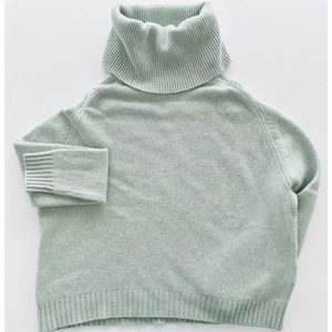 Allude Kaschmir Pullover Rollkragen grün kastig Größe S 100% Kaschmir - Bild 1 von 6