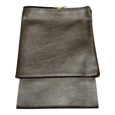 NUEVO Juego de Ajedrez Bolsa SOLO para Tablero de Rollos y Piezas Cremallera Marrón De Colección Foto 1 de 4