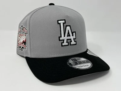 Gorra ajustable New Era Los Angeles Dodgers plateada 9FIFTY marco A Snapback Foto 1 de 4