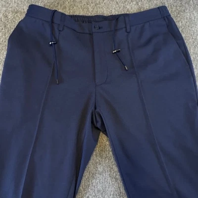 Daniel Hechter XTech Mens XXL (36-40) Blue Stretch Casual Front Seam Pants - Image 1 of 4