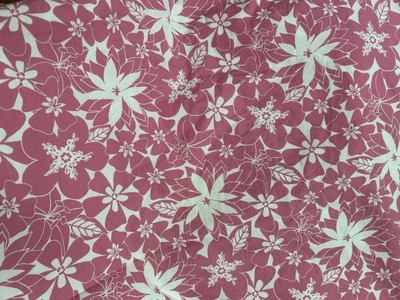 Pottery Barn Kids Kelly Hot Pink White Tropical Flower Full Duvet Cover Hawaii - Image 1 of 4