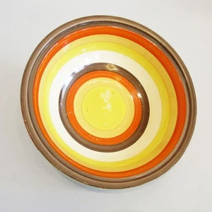 CLARICE CLIFF Bizarre Sungold Teller Schale Made In England - Bild 1 von 10